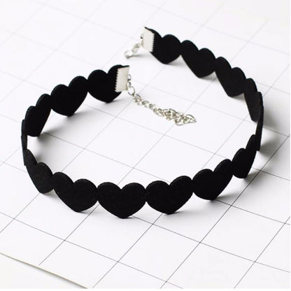 Black Heart Choker - Joker & Witch