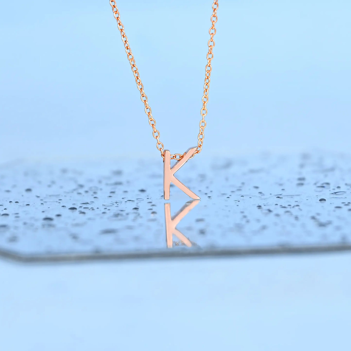 Kinetic K Initial Necklace