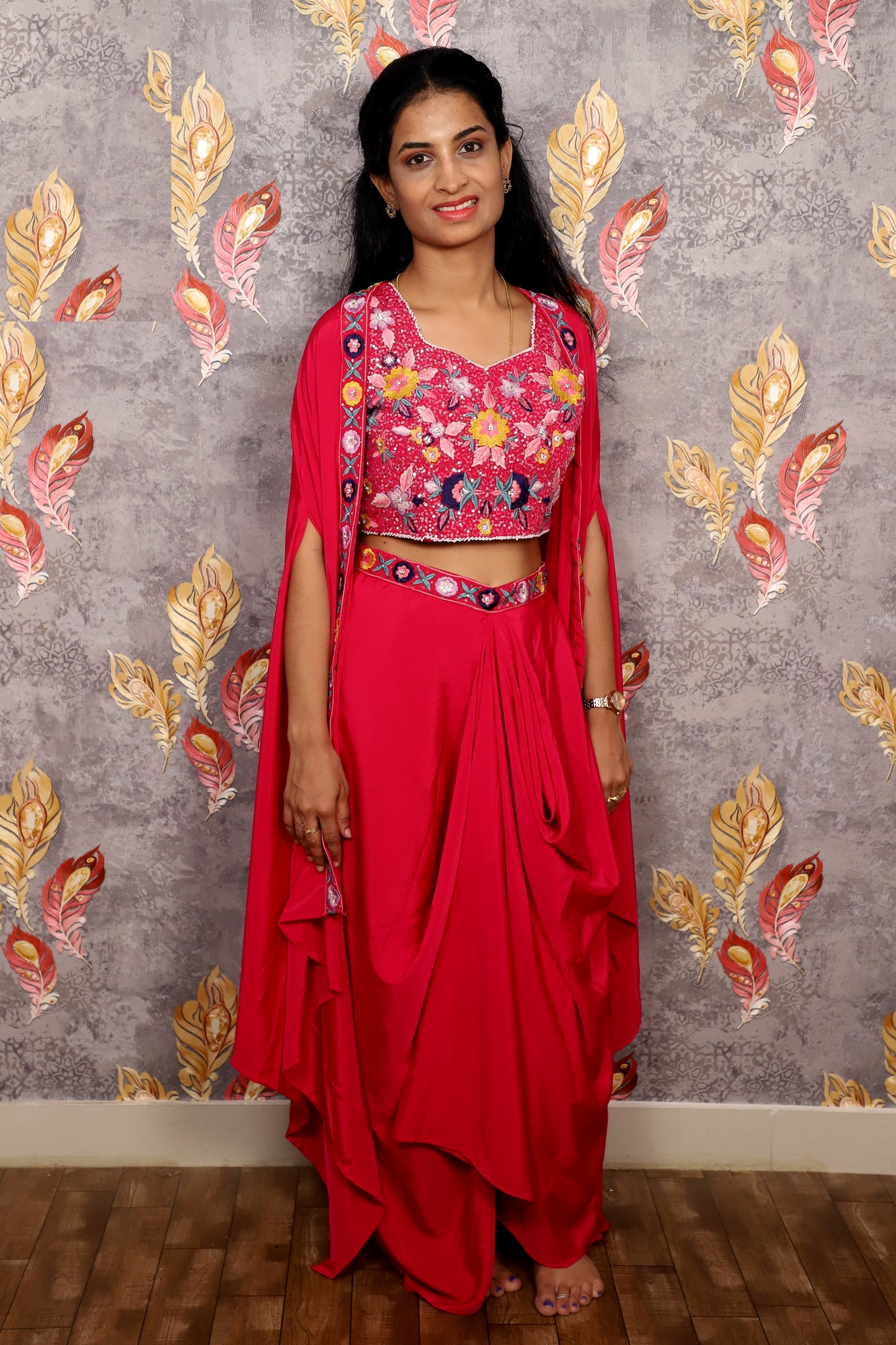 Pink Scheme With A Contemporary Design Kurti For Women & Girls