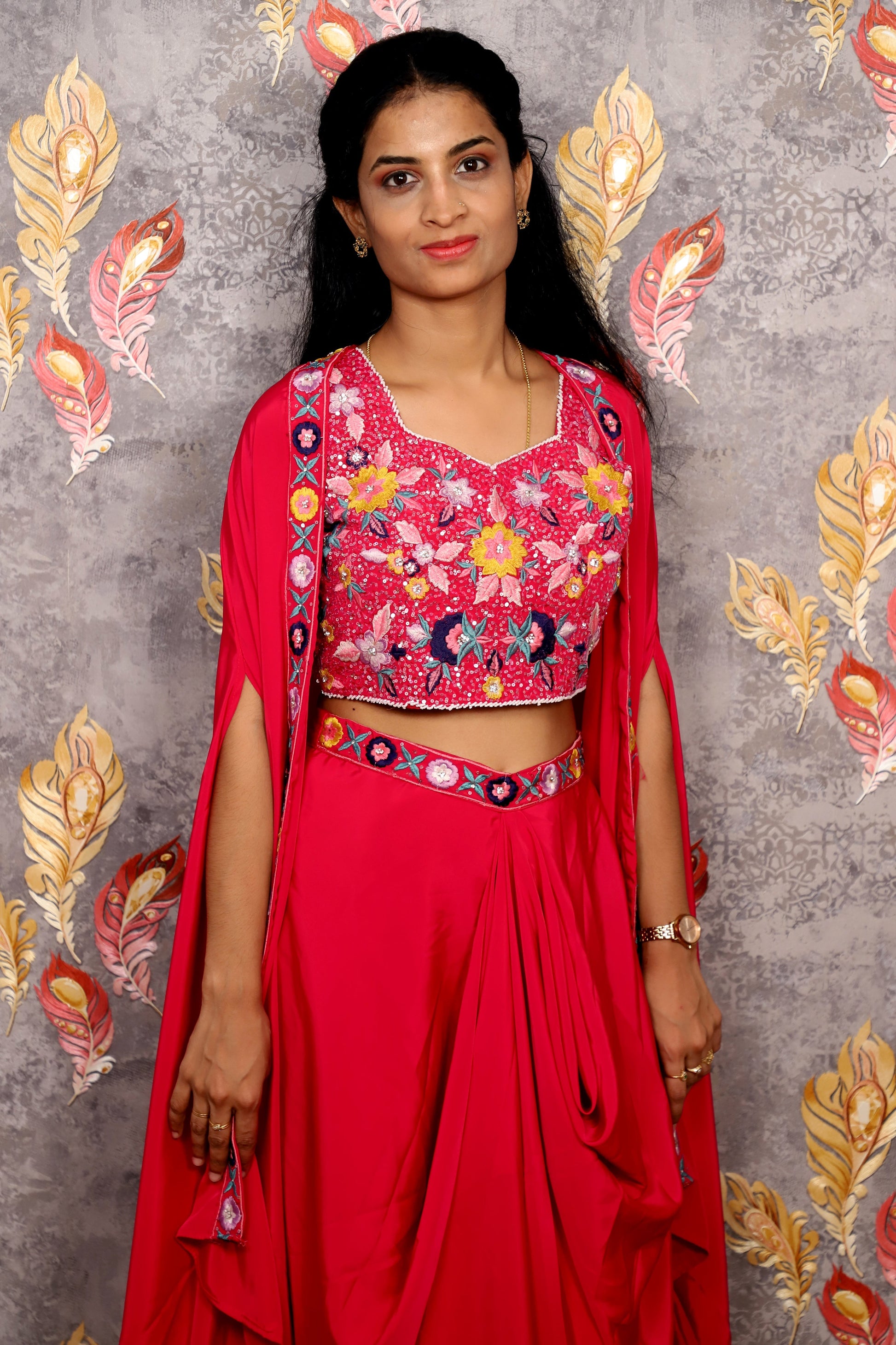 Pink Scheme With A Contemporary Design Kurti For Women & Girls