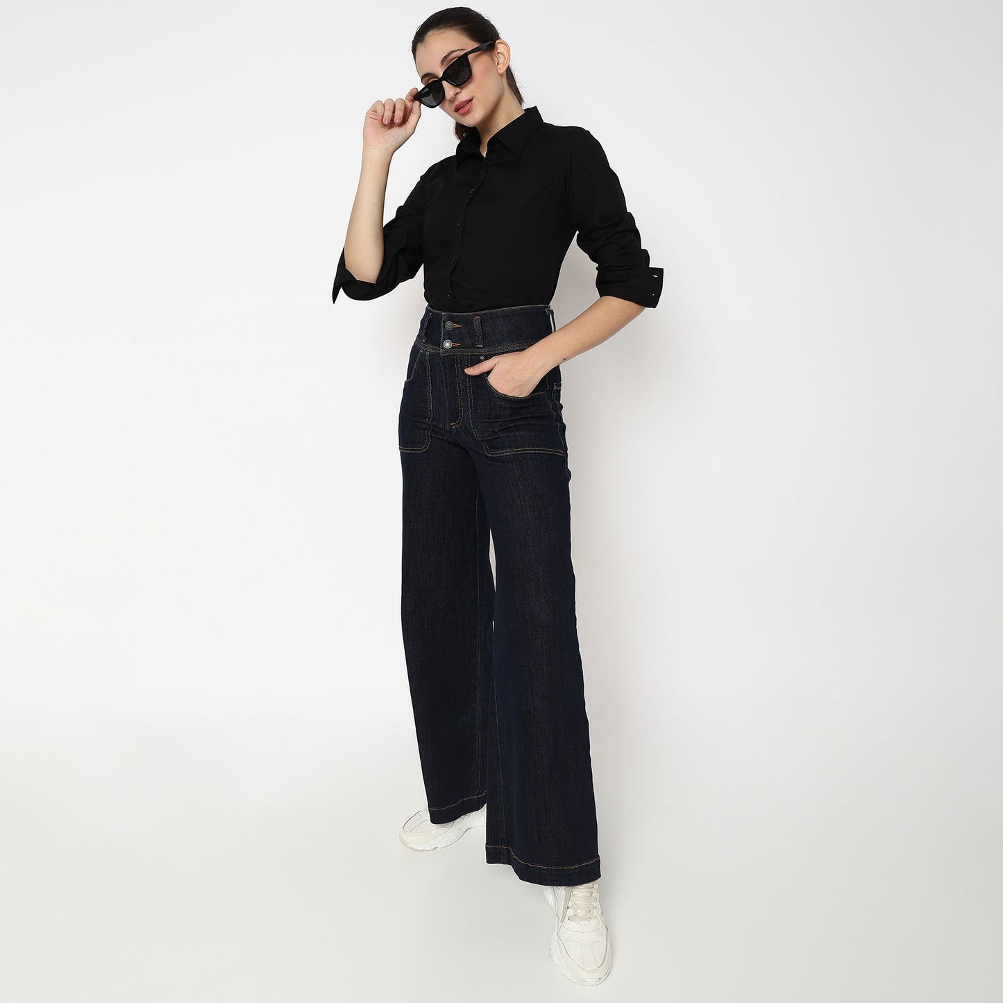 Solid Cotton Full Sleeve Casual Shirt