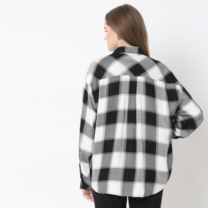 Oversize Checkered Shirt