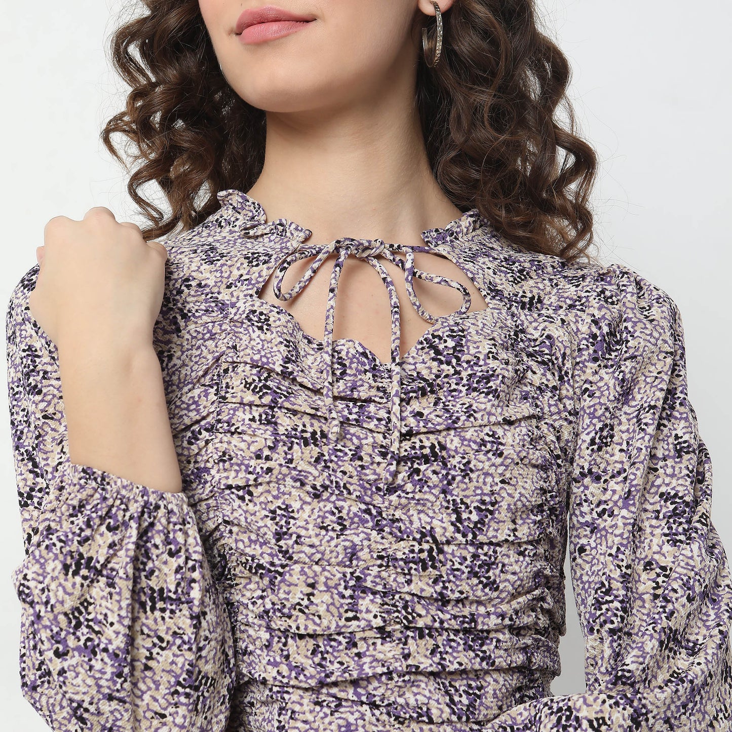Slim Fit Printed Top