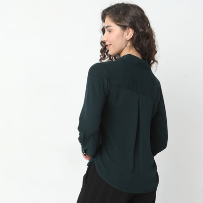 Regular Fit Solid Top