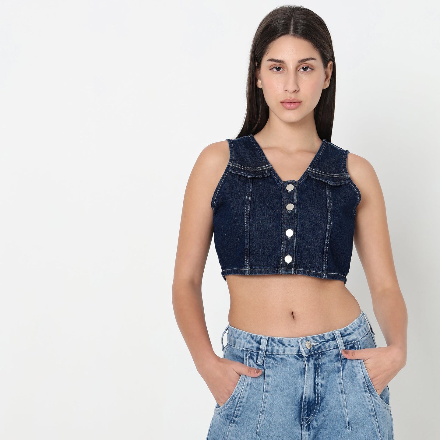 Slim Fit Solid Top