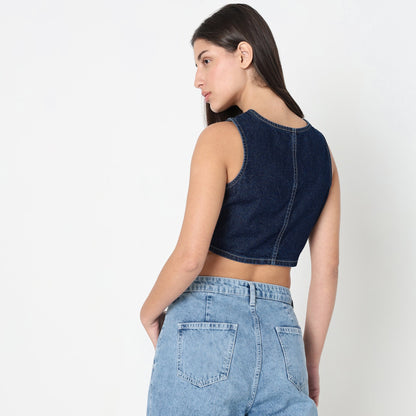 Slim Fit Solid Top