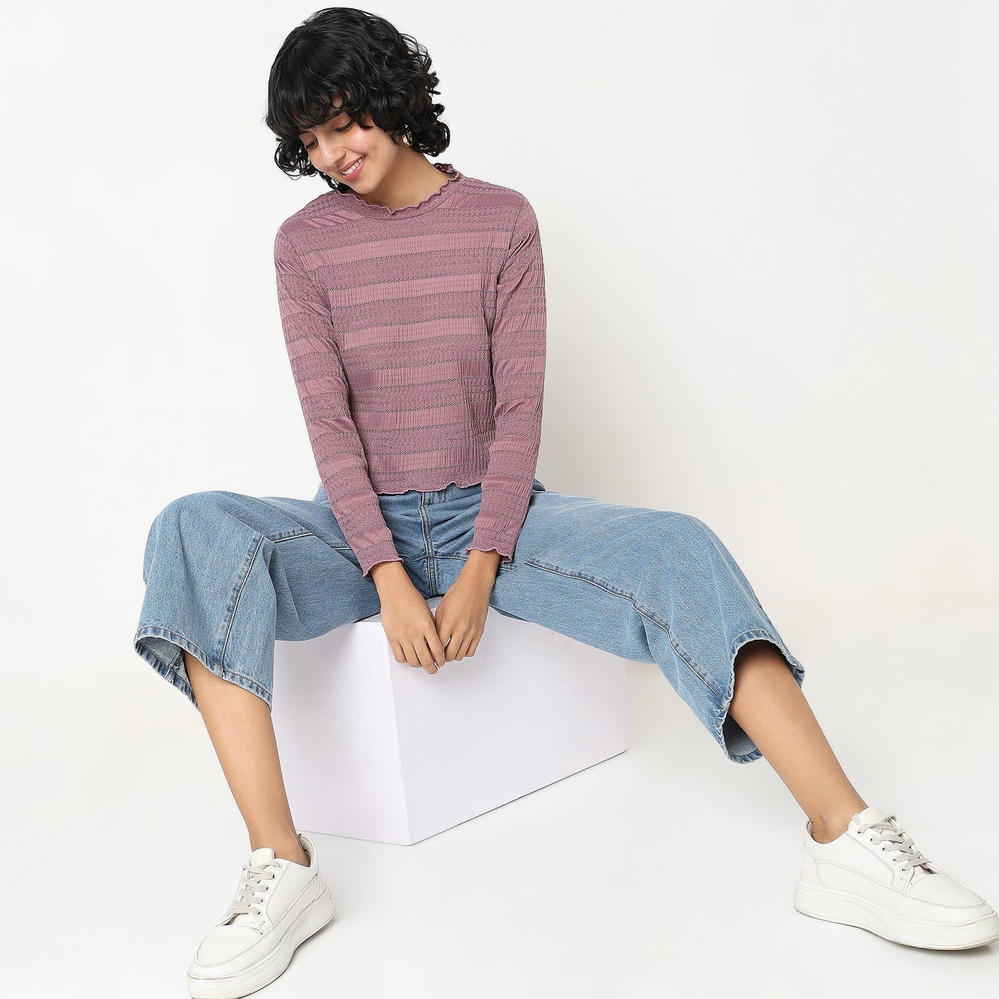 Slim Fit Solid Top