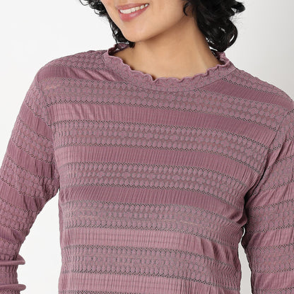 Slim Fit Solid Top