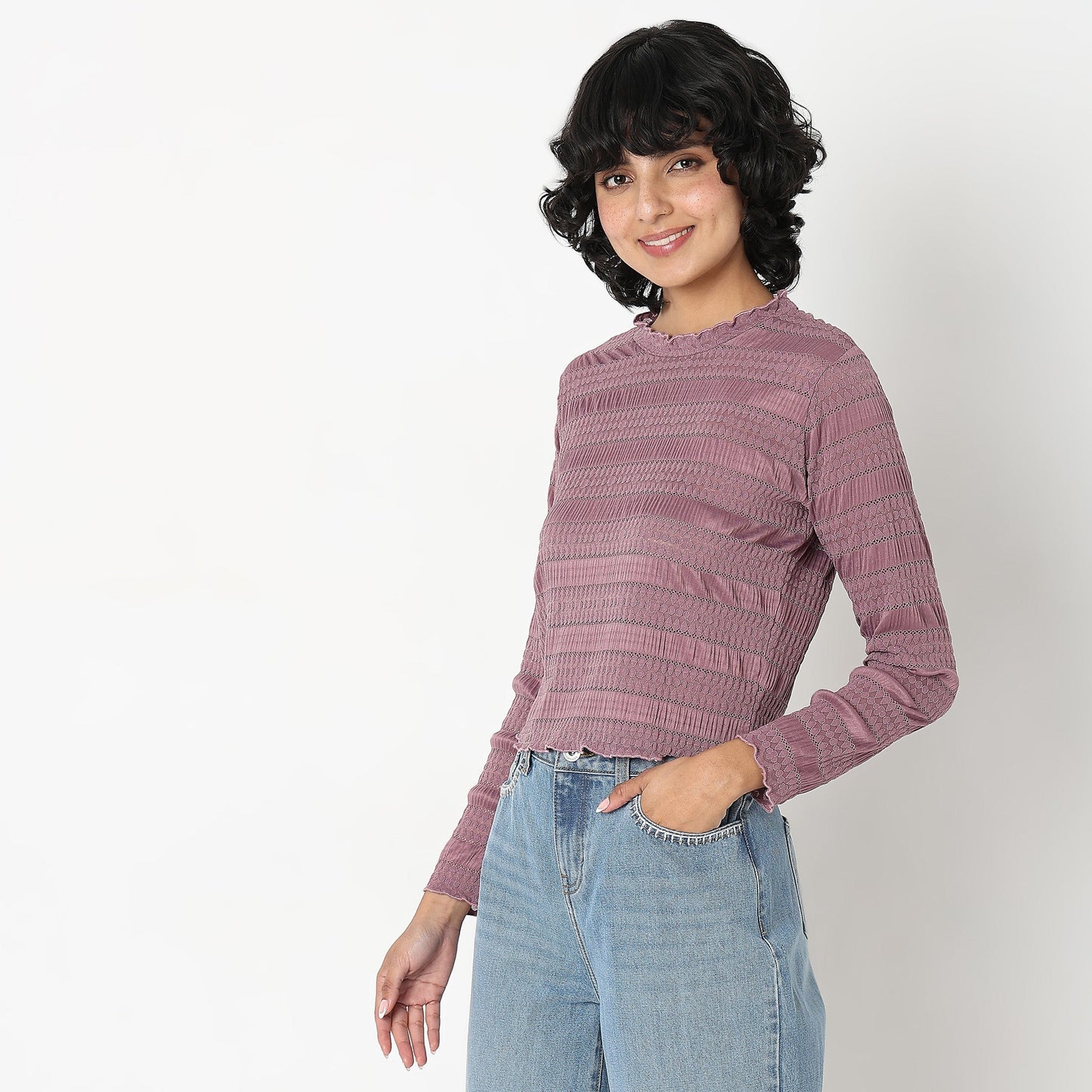 Slim Fit Solid Top