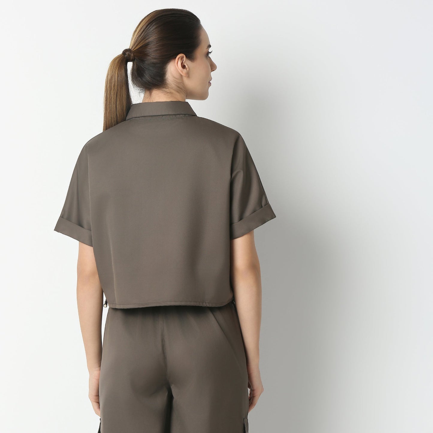 Regular Fit Solid Shirt