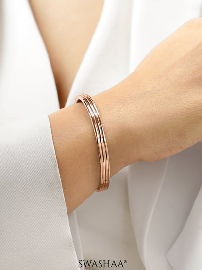 Leo Classic Rosegold Plated Bracelet