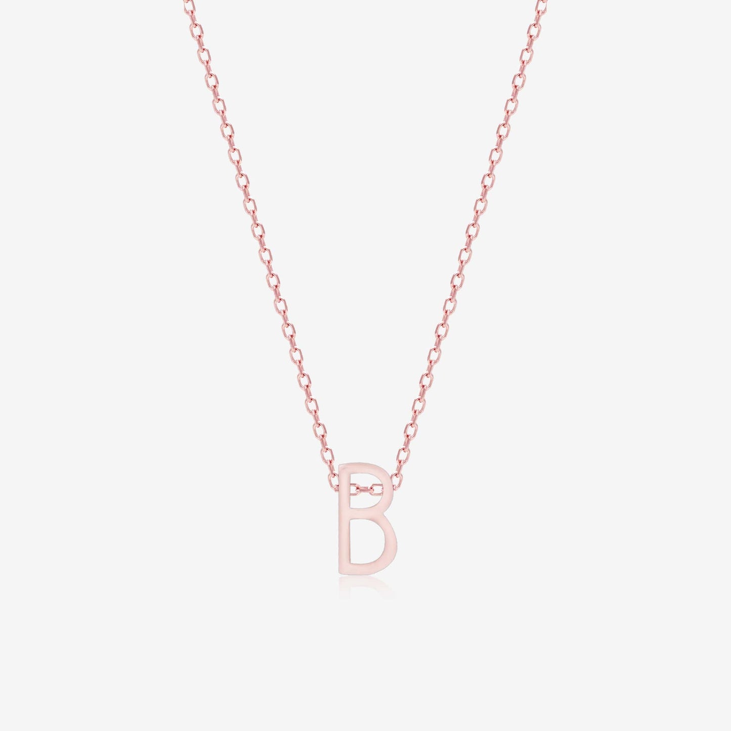 "B" Initial Necklace - Touch925
