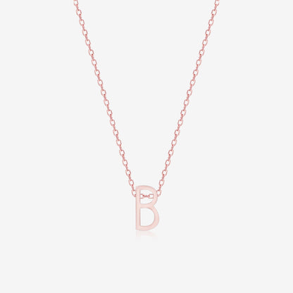 "B" Initial Necklace - Touch925