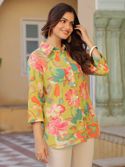 Lightweight cotton casual top