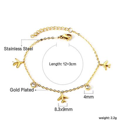 Little Flyer 18K Gold Plated Children's Bracelet - Twisty Locks  - Kids and Women Hair Accessories, Fashion Clothing and Jewellery India
