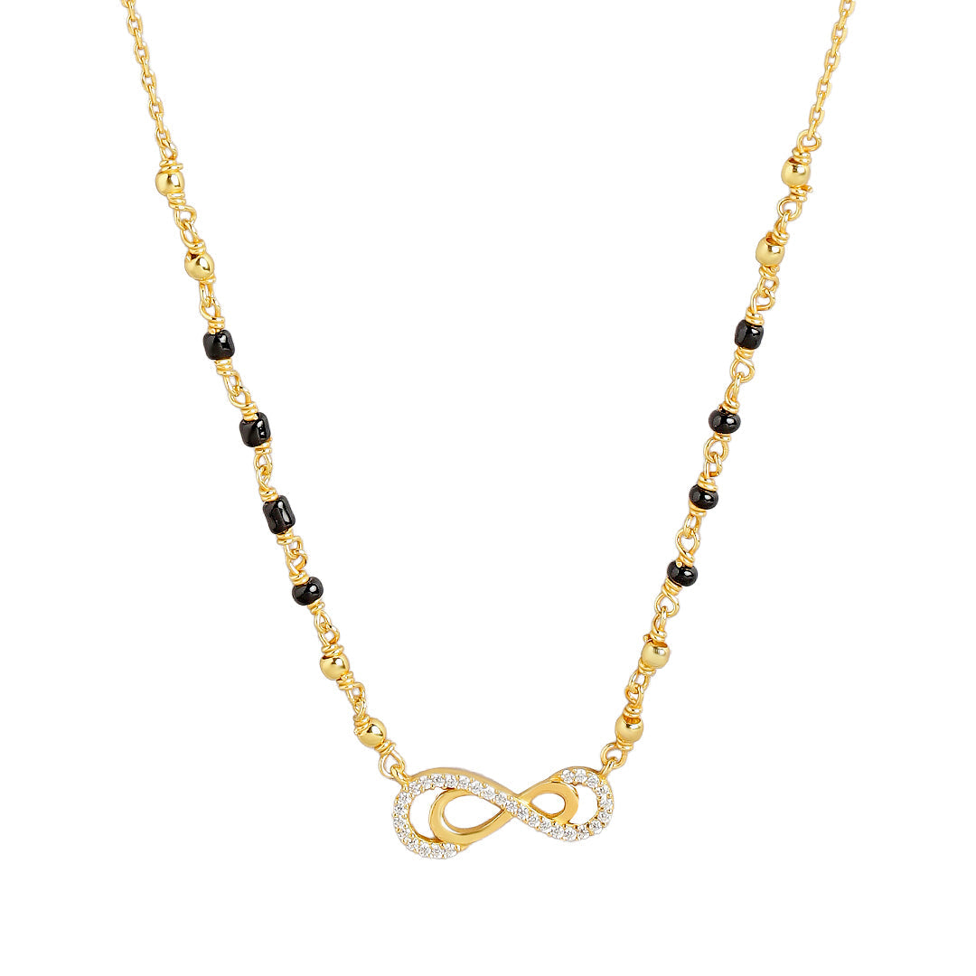Shimmering Charisma Gold Plated 925 Sterling Silver Mangalsutra