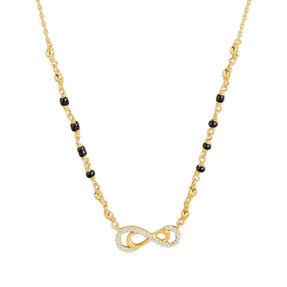 Shimmering Charisma Gold Plated 925 Sterling Silver Mangalsutra