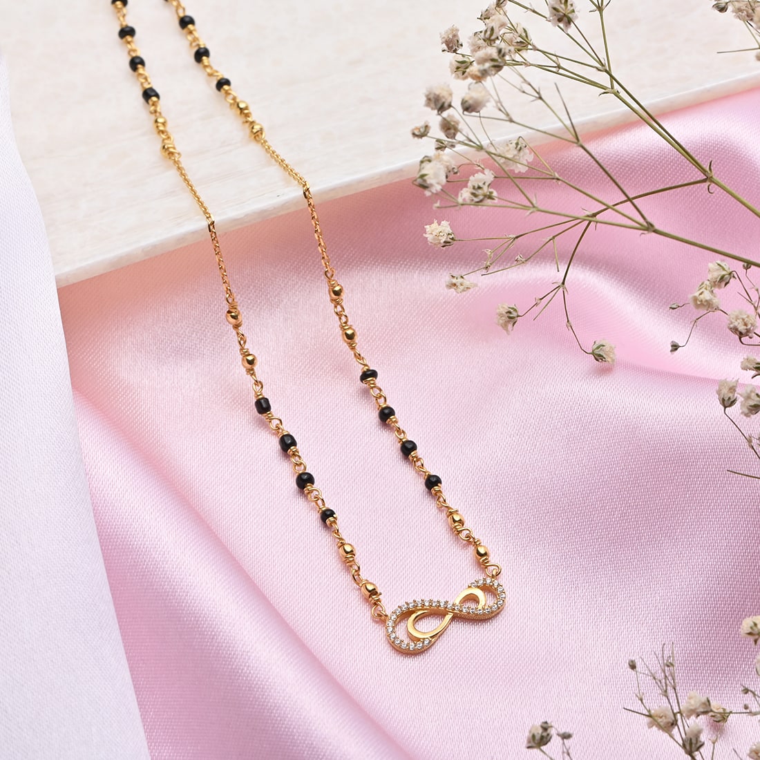 Shimmering Charisma Gold Plated 925 Sterling Silver Mangalsutra