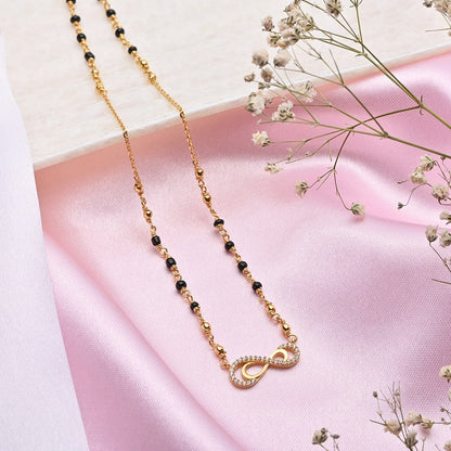 Shimmering Charisma Gold Plated 925 Sterling Silver Mangalsutra