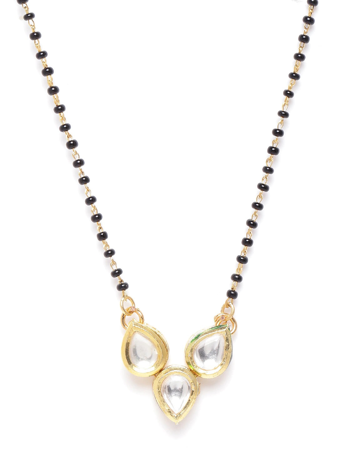 Gold-Plated Kundan Studded Mangalsutra