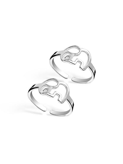Open Elephant Adjustable Toe Ring