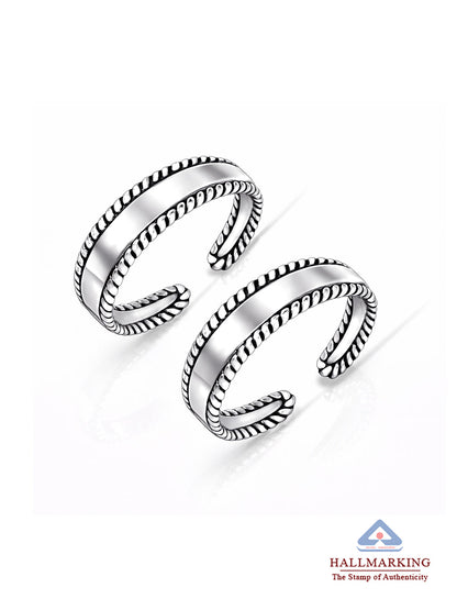 Antique Cutwork Band Toe Ring