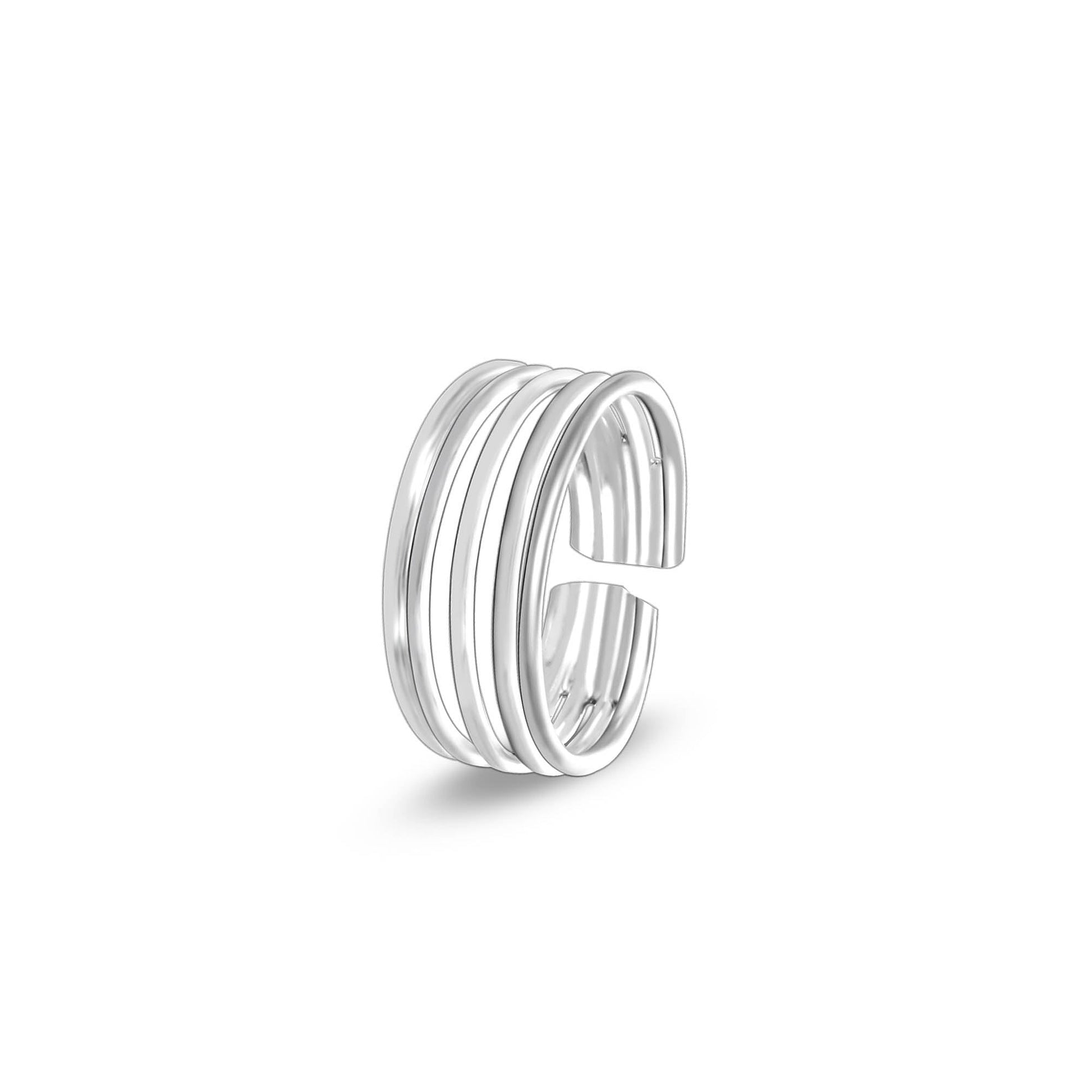 Multi Layered Band Toe Ring