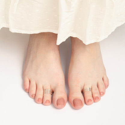 Multi Layered Band Toe Ring