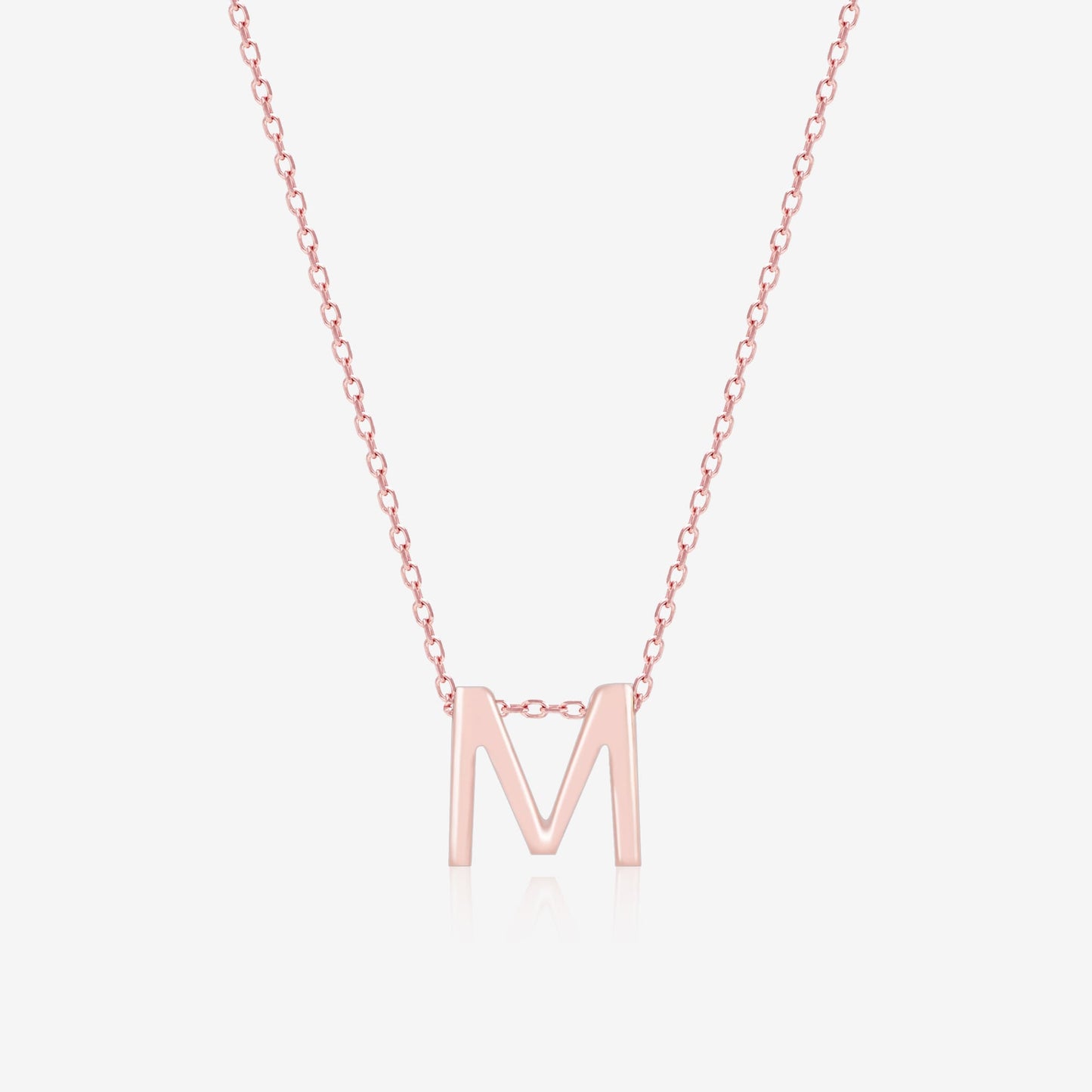 Majestic M Initial Necklace