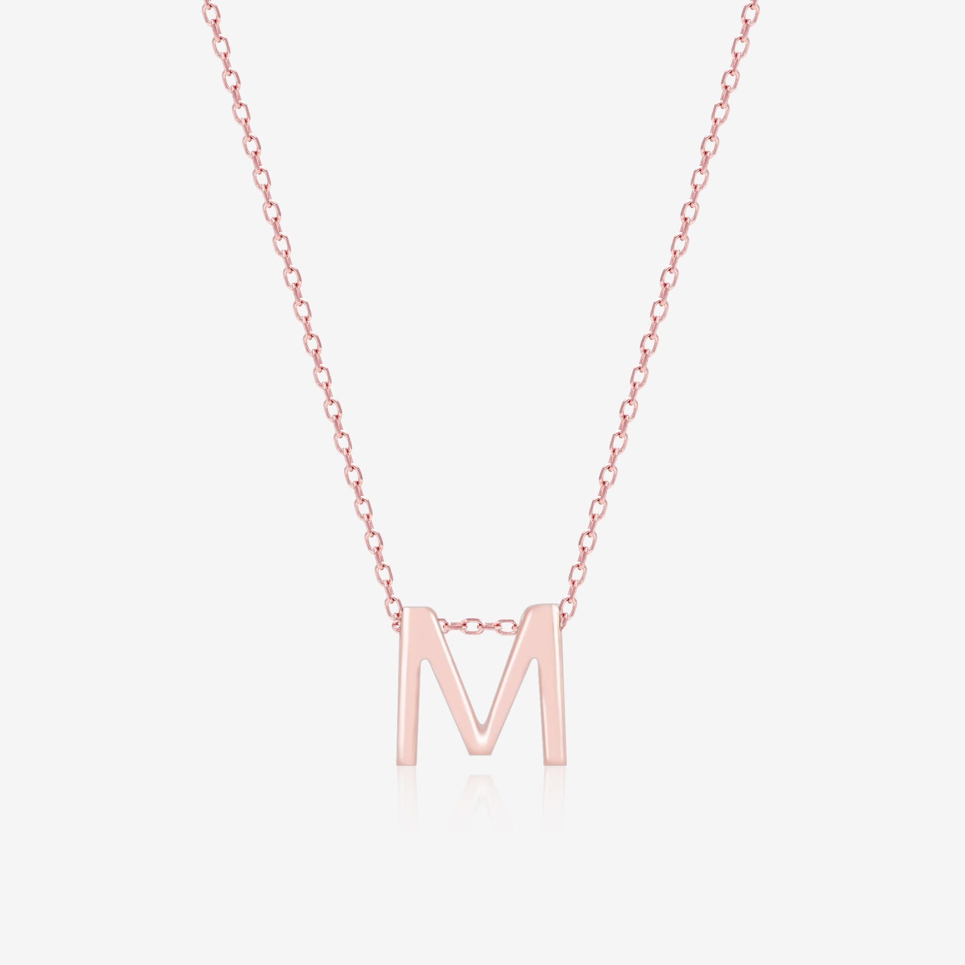 Majestic M Initial Necklace
