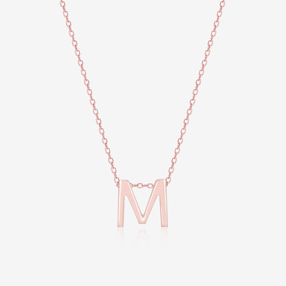 Majestic M Initial Necklace