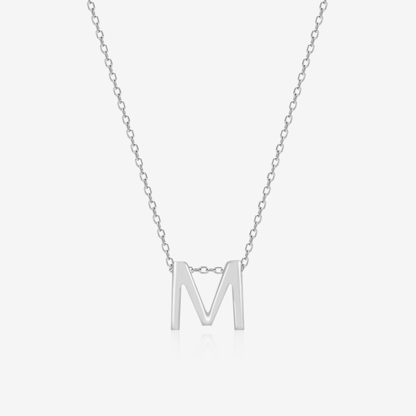 Majestic M Initial Necklace