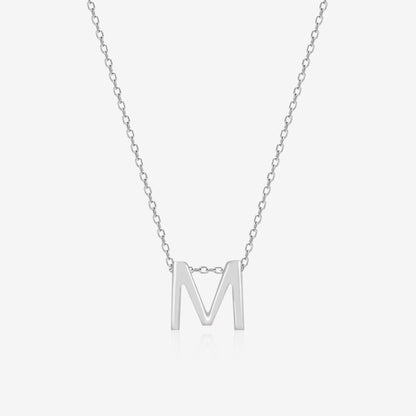 Majestic M Initial Necklace