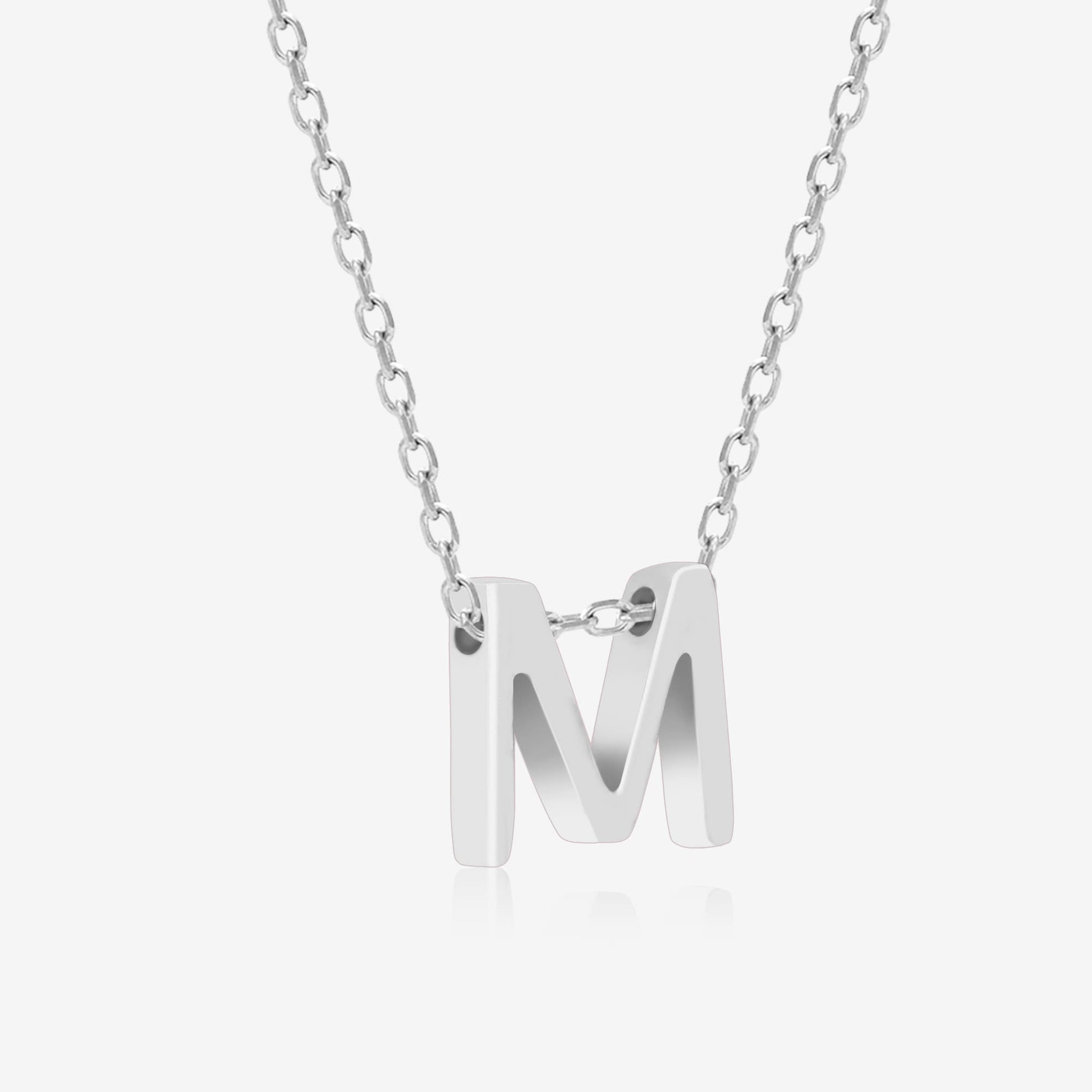 Majestic M Initial Necklace