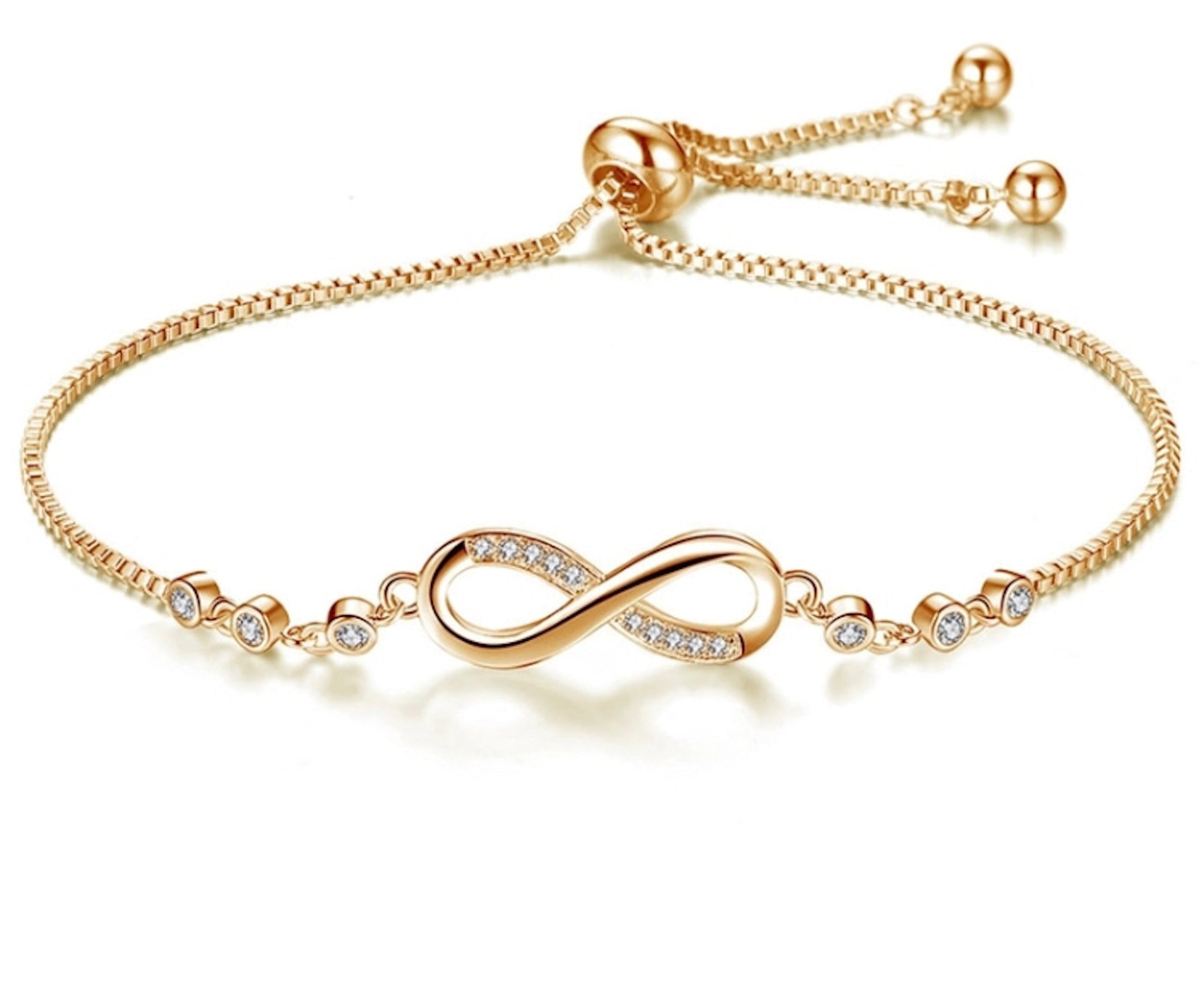 Silver Plated Infinity Bracelet