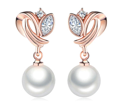 Chic Pearl Statement Drop Earrings