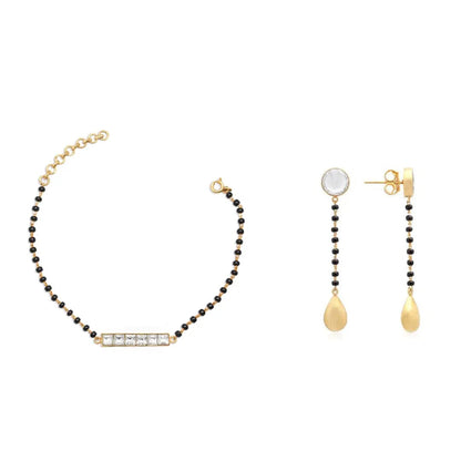 Mangalsutra Set In Silver 92.5