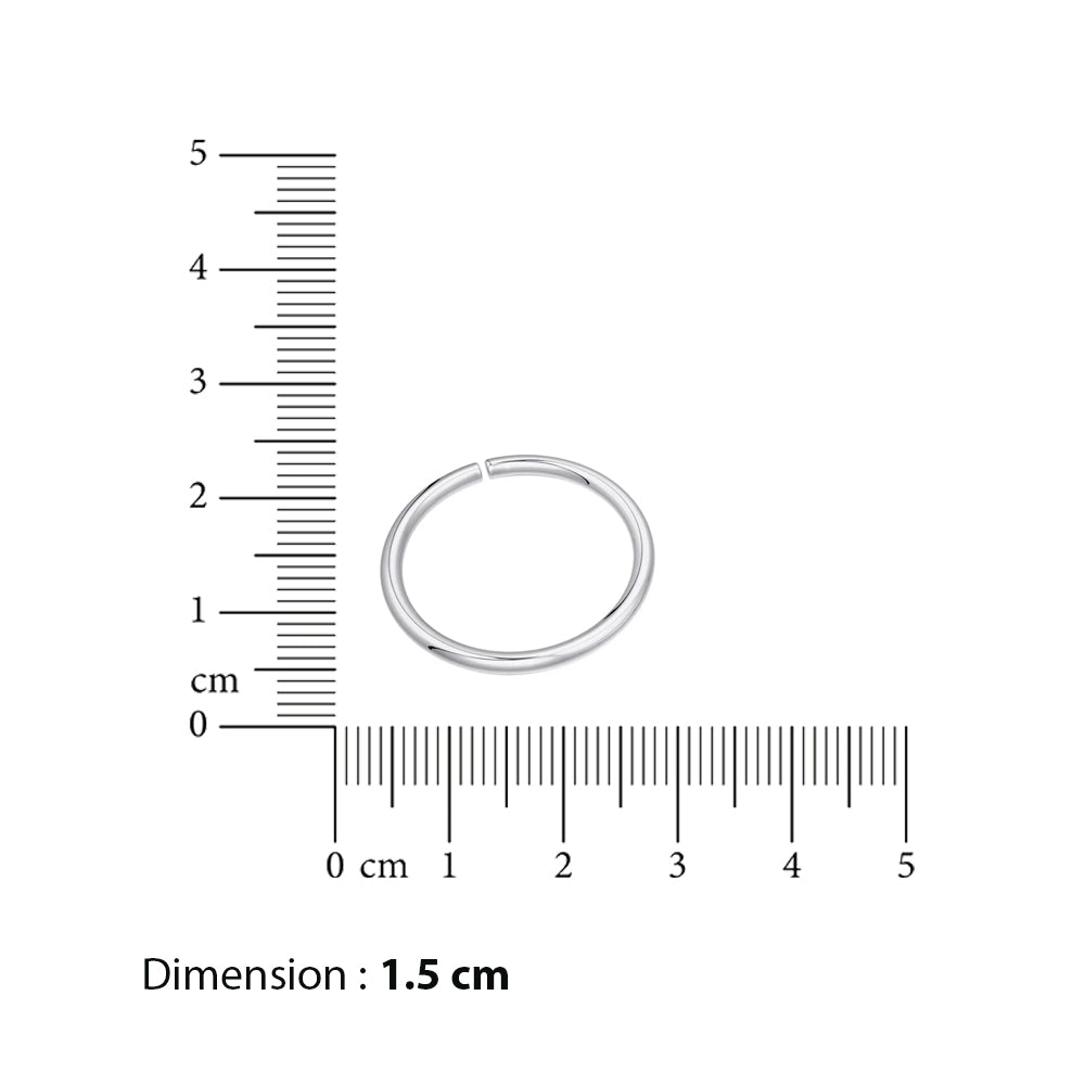 925 Sterling Silver Minimal Toe Ring (Pair)