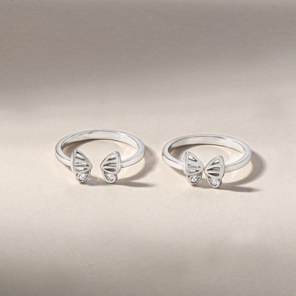 silver toe ring