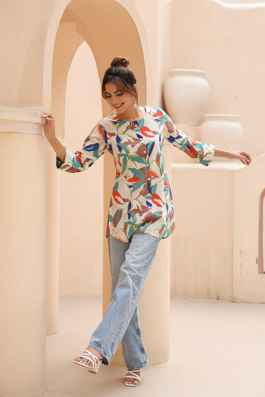 Multicolour Floral Top