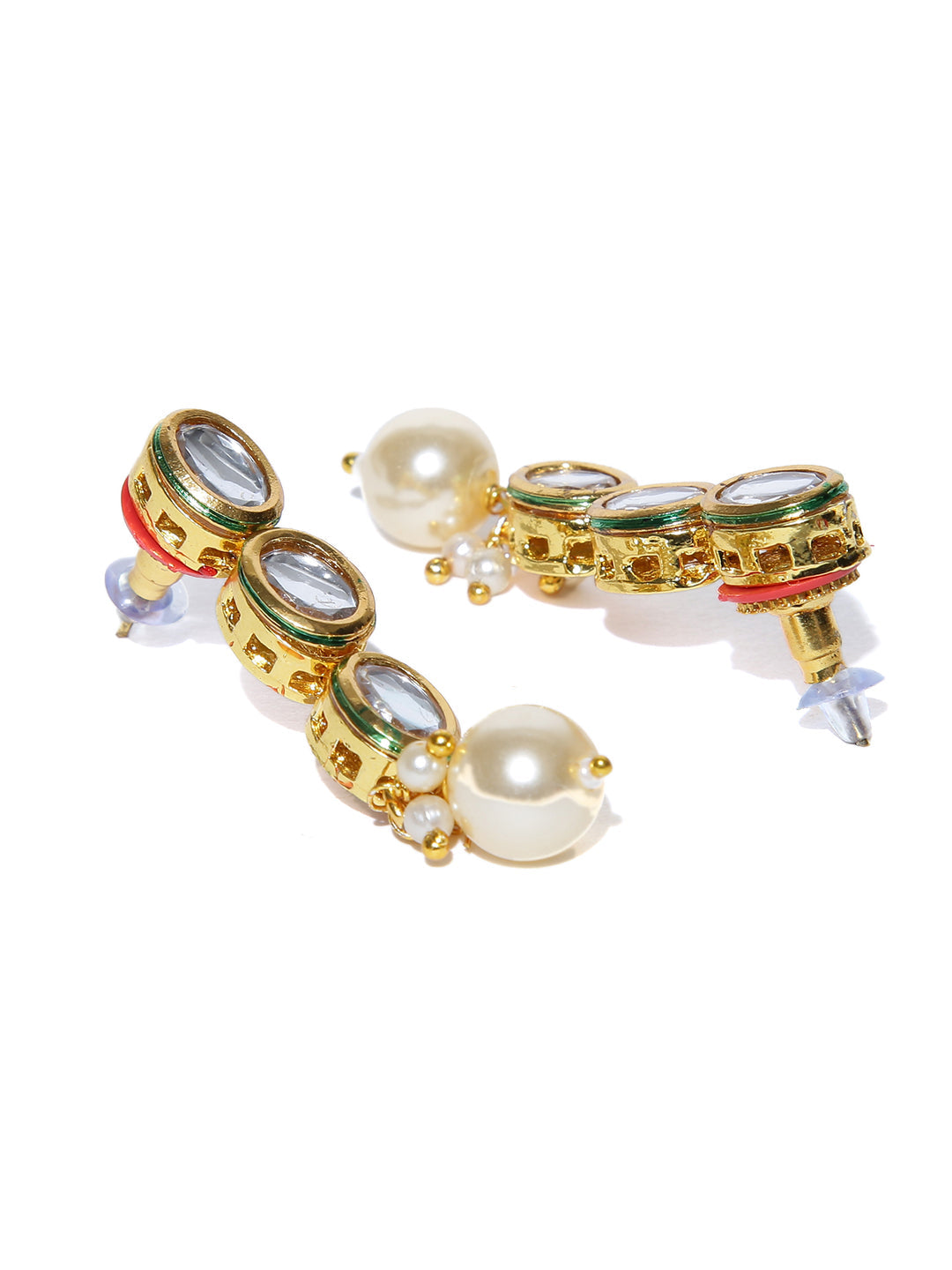 Kundan Pearls Gold Plated Jewellery Set