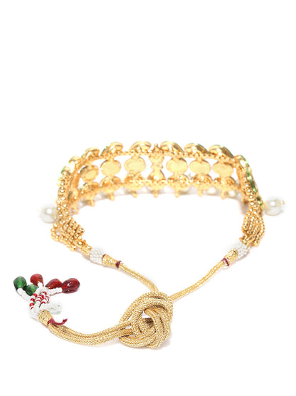 White Pearls Kundan Gold Plated Choker