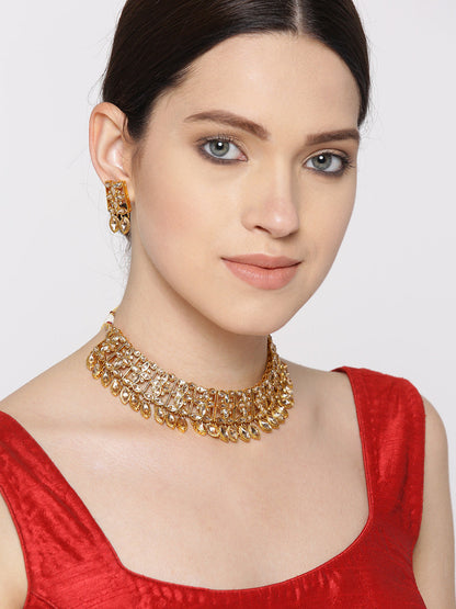 Kundan Gold Plated Jewellery Set
