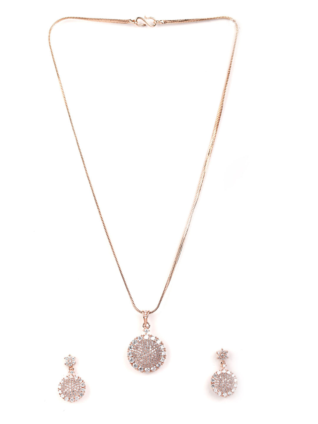 American Diamond Jewellery Sets with Ring