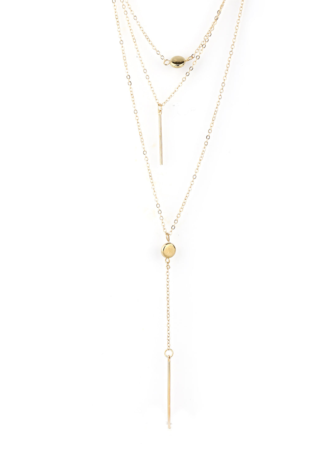 Gold Plated Layered Necklace