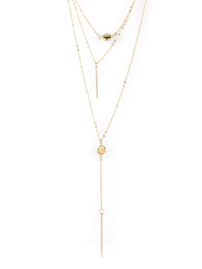Gold Plated Layered Necklace