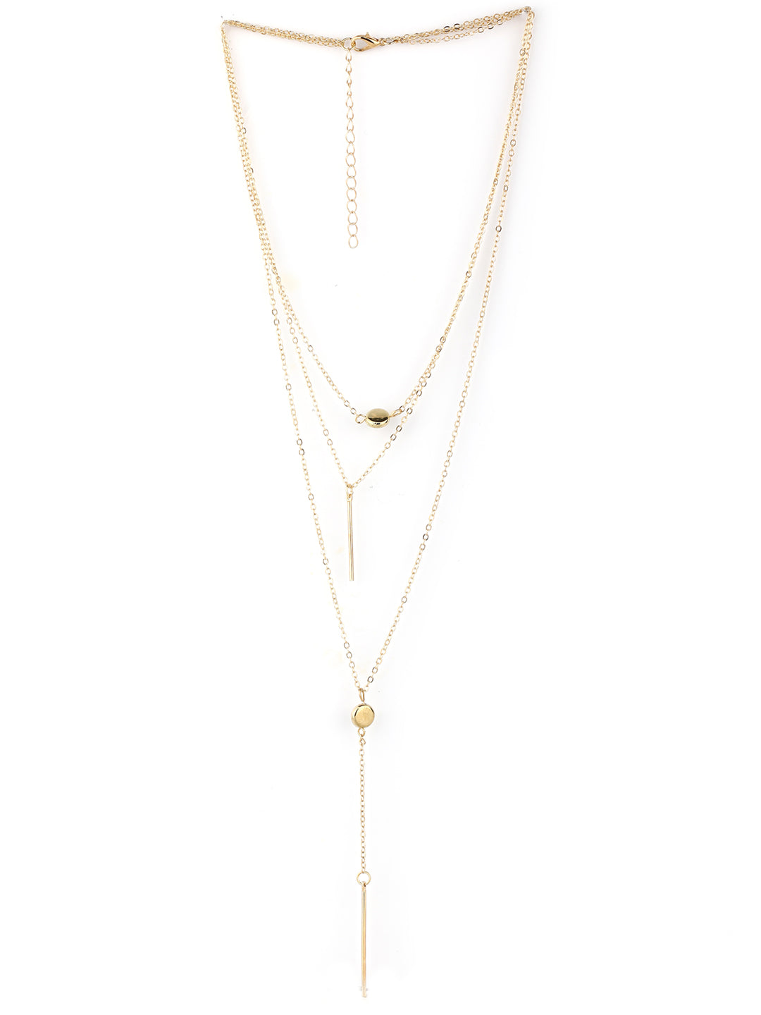 Gold Plated Layered Necklace