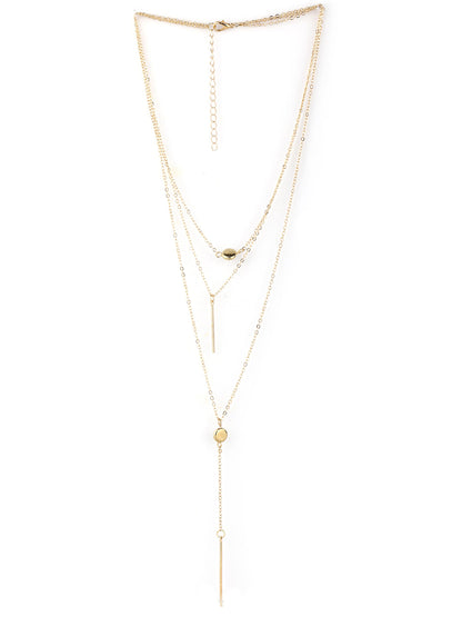 Gold Plated Layered Necklace
