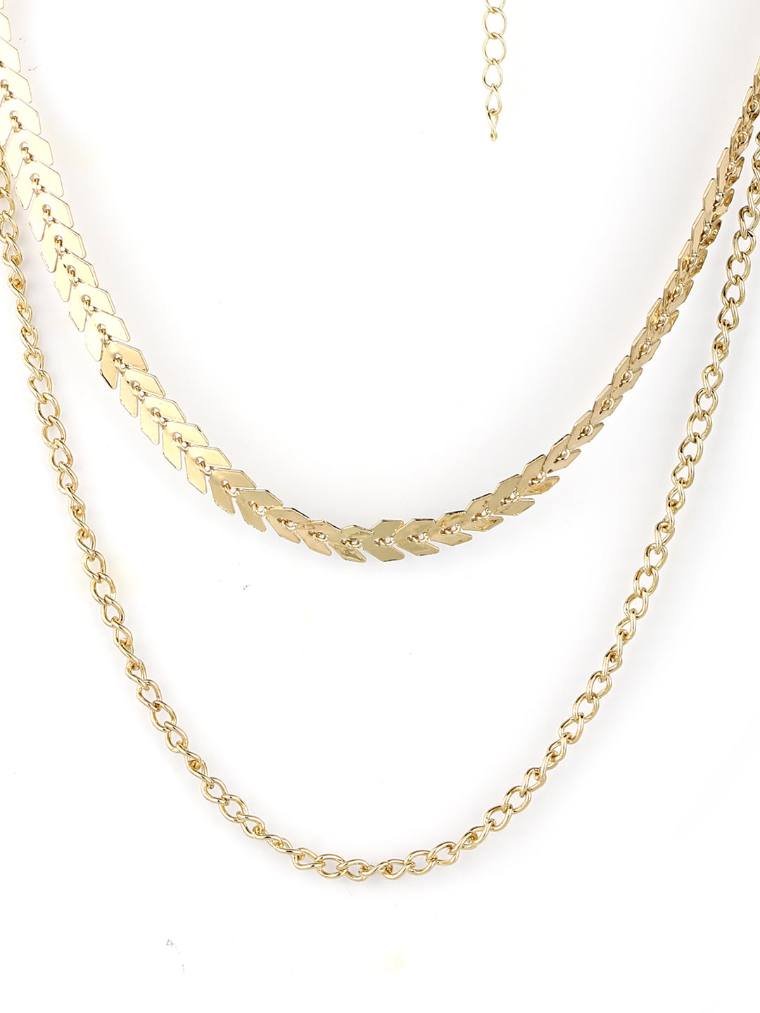 Gold Plated Layered Necklace