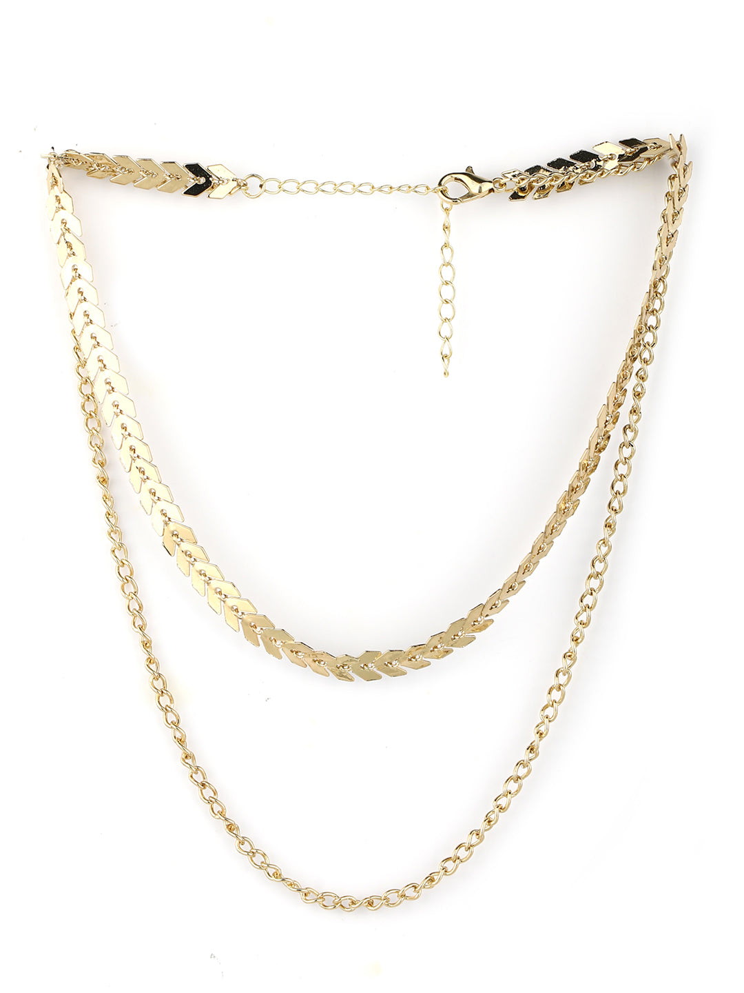 Gold Plated Layered Necklace